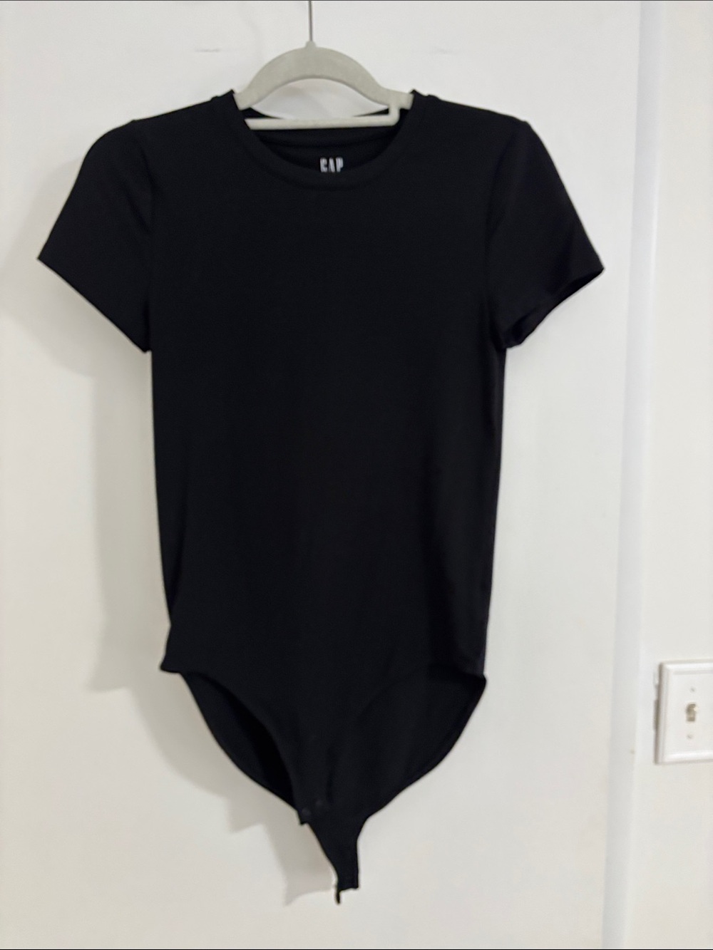 GAP Black Short-Sleeve women’s Bodysuit